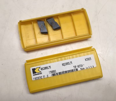 Kennametal Carbide Inserts - NDC38RDL75 KC5025 - Qty. 2 - NEW