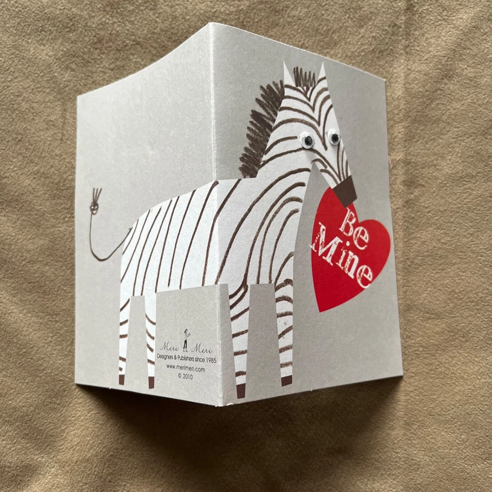 4 x Childrens Valentines Cards Animal Designs - Image 2 of 4