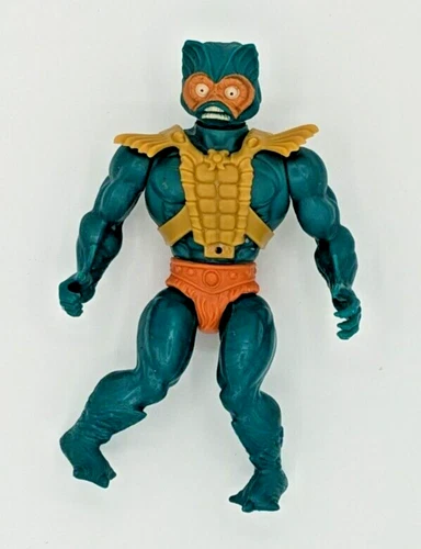 Vintage 1981 MOTU Mer-Man Masters of the Universe Figure He-Man Mattel Armor