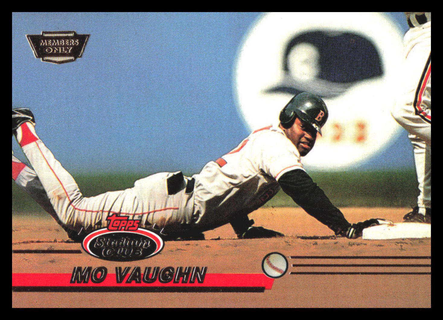 1993 Stadium Club Mo Vaughn #334 Members Only Boston Red Sox 3R