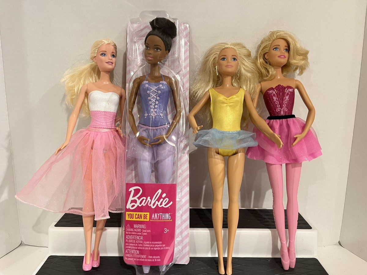 Lot De 4 Vêtements Barbie GENUINE + 1 Sac Barbie - Occasion, Bon état Général