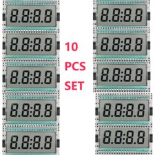 10pcs 3V EDC190 LCD Digital Clock Display Module Panel HTN Type Static Driving