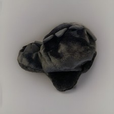 Next Boys Fur Winter Woolly Over The Ear Hat Dinosaur Spikes Black Age 1-2 Years