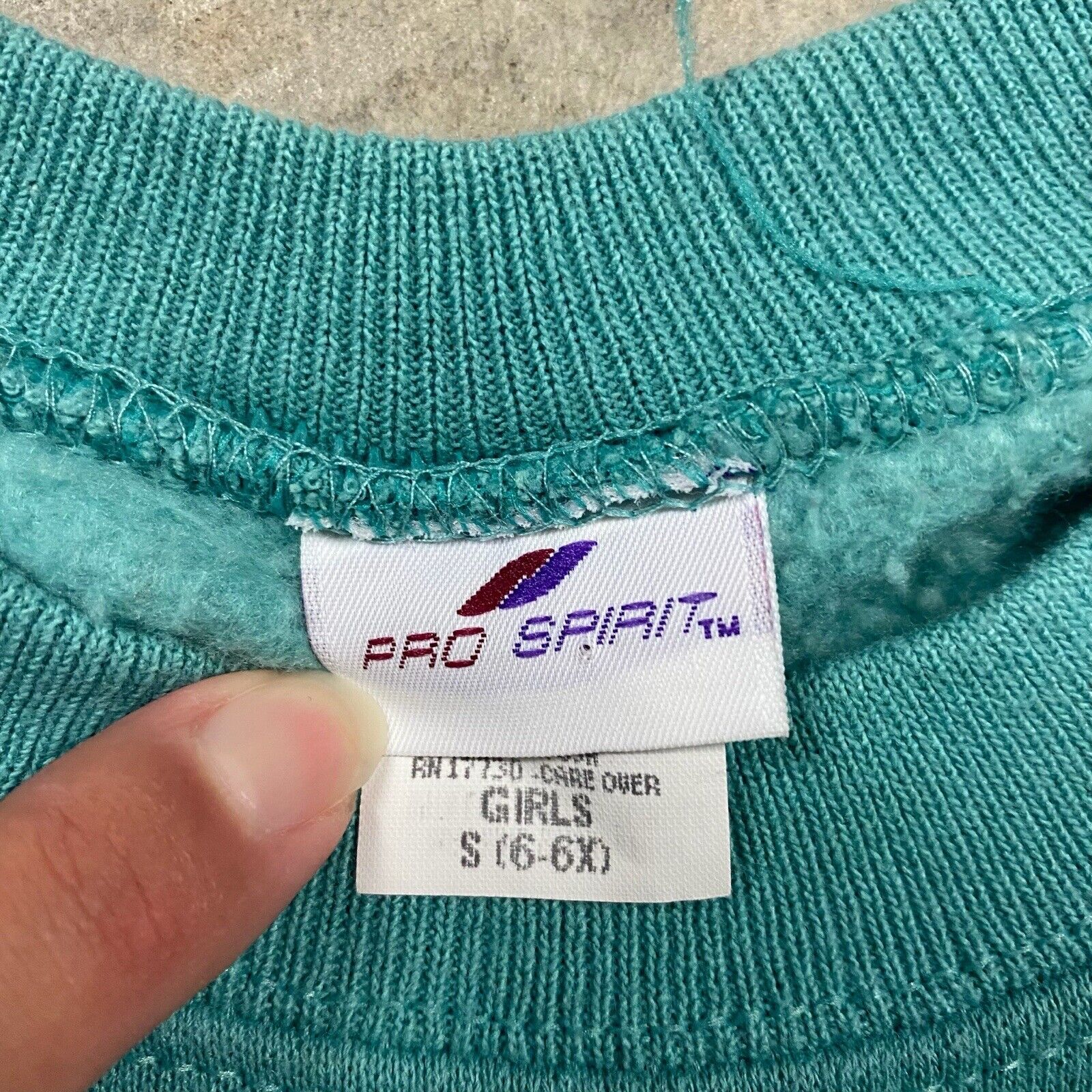 VTG 90s Pro Spirit Girls S Sweatshirt Sweatpants Kids Sweat Suit Top Bottom  Set