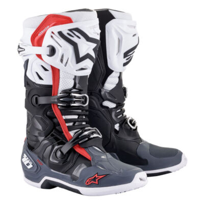 Men's Alpinestars Tech 10 Supervented Black White Red Motocross