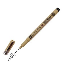 Sakura Pigma Micron Pen .70mm size 12 Black Office School Art Archive Cartoon