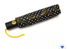 Kipling Auto Open Printed Umbrella - Banana Dot Mania