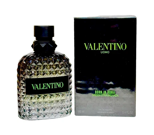 Valentino Uomo Born In Roma Green Stravaganza 3.4oz 100ml EDT Men's Spray