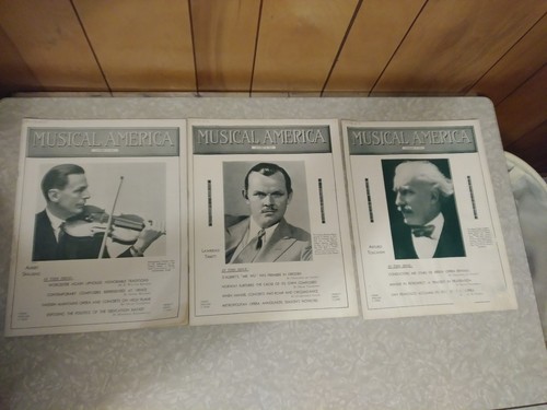 Nine Issues Of Musical America Magazines From 1932. - Picture 6 of 9