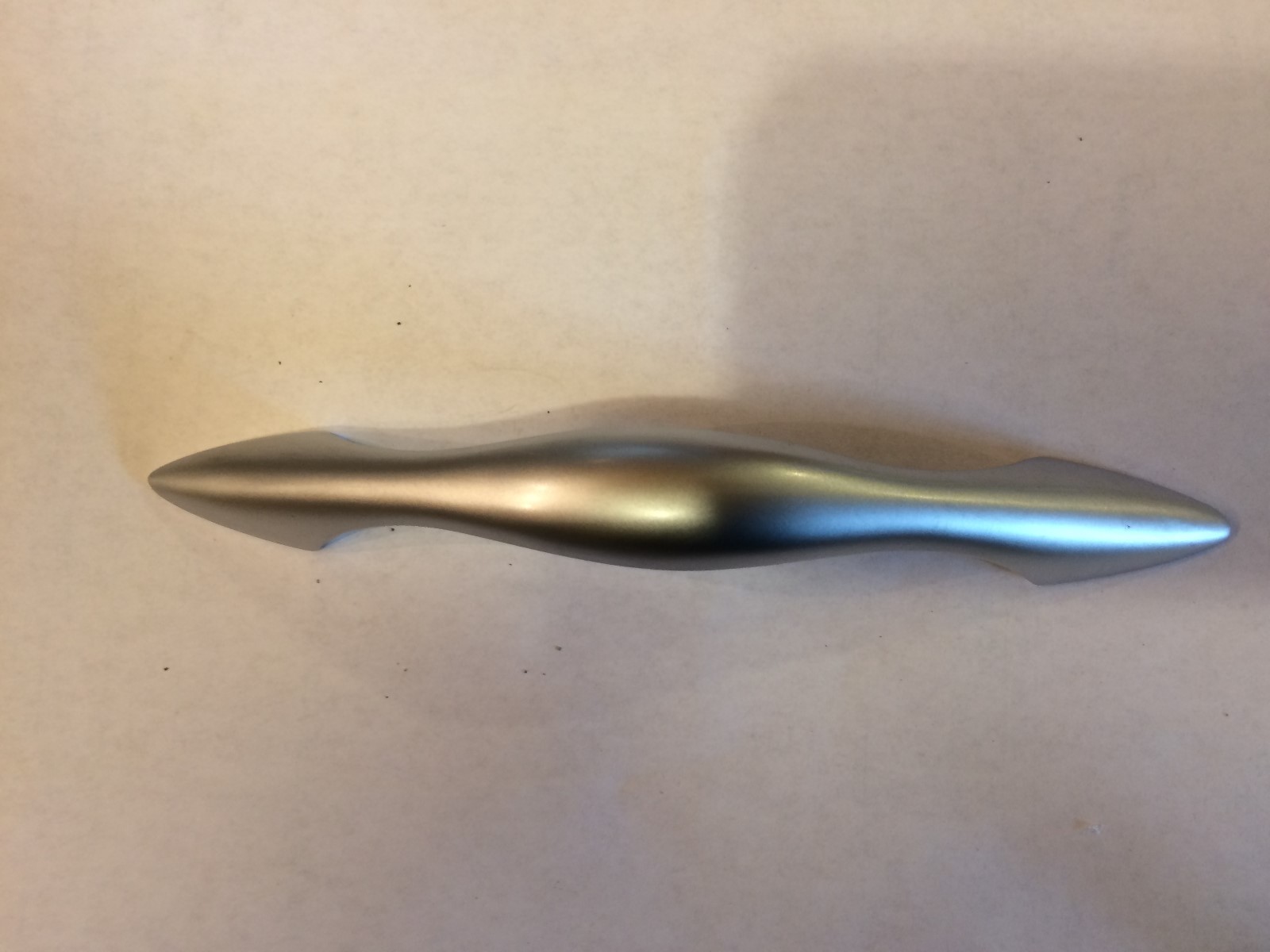 Dull Chrome Finished Long Handle 128MM (5-1/16") on Center Modern Handle BN 