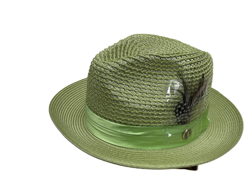 New Bruno Capelo Men's Mint Green Straw 