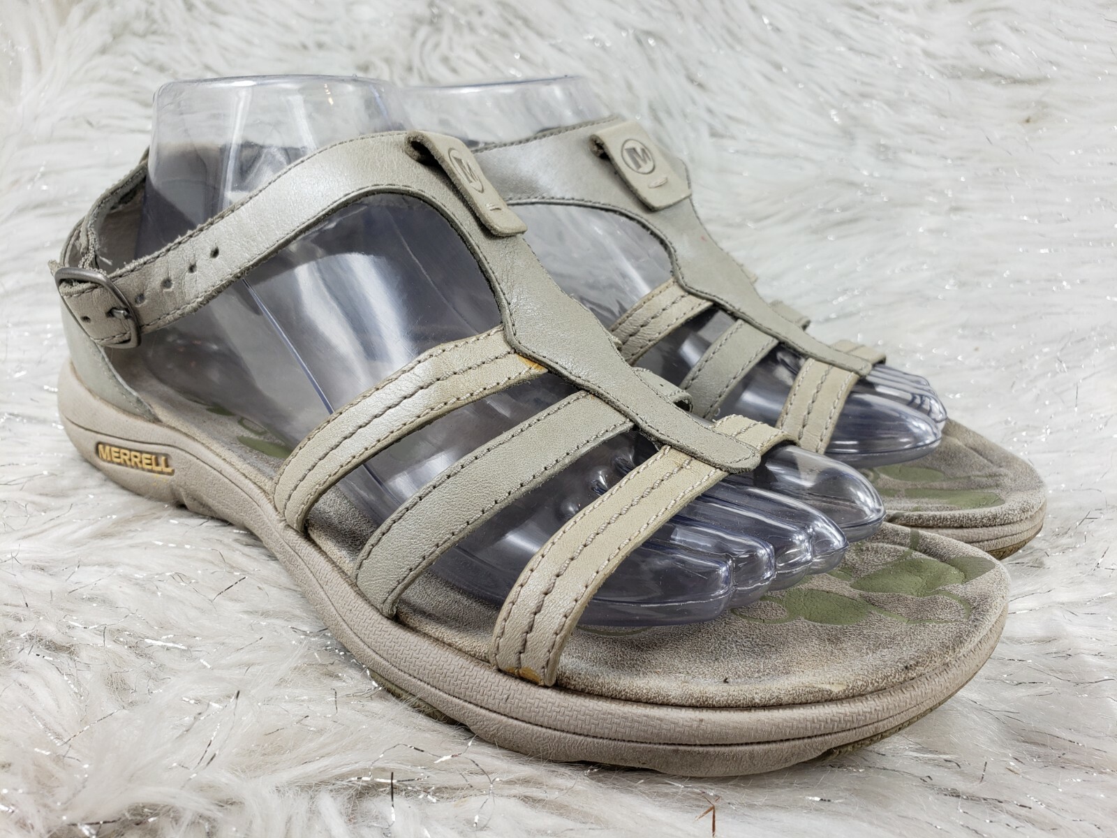 MERRELL sandali attivi grigi alluminio donna taglia 9