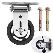 Gym Home Rotating Silent Pulley DIY Lat Lift Cable System Wheel Wall Mounted New