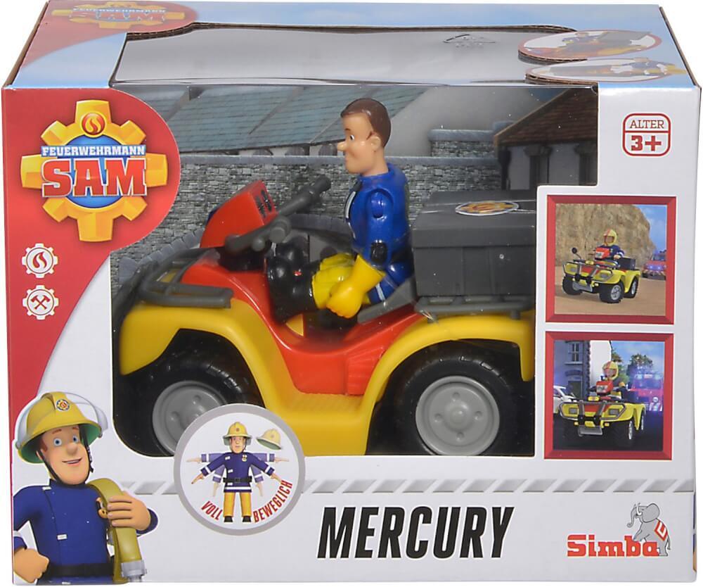 Thumbnail - Simba Feuerwehrmann Sam - Mercury-quad Inkl. Zubehör, Kunststoff, Ca.
