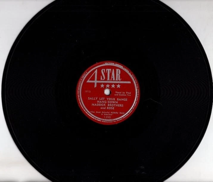 Maddox Brothers & Rose - Sally Let Your Bangs Hang Down / Talking In Sleep 78 - Image 2 of 4