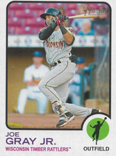 2022 Topps Heritage Minors #28 Joe Gray Jr. Wisconsin Timber Rattlers