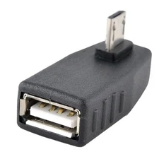 Right Angle Micro USB 2.0 Host Mode OTG Adapter