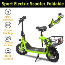 36v 450w Sports Lithium Electric Scooter Adult Folding E-bike Electric Moped USA