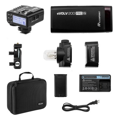 Flashpoint eVOLV 200 Pro - Godox AD200 Pro + R2 Mark II Trigger for Canon