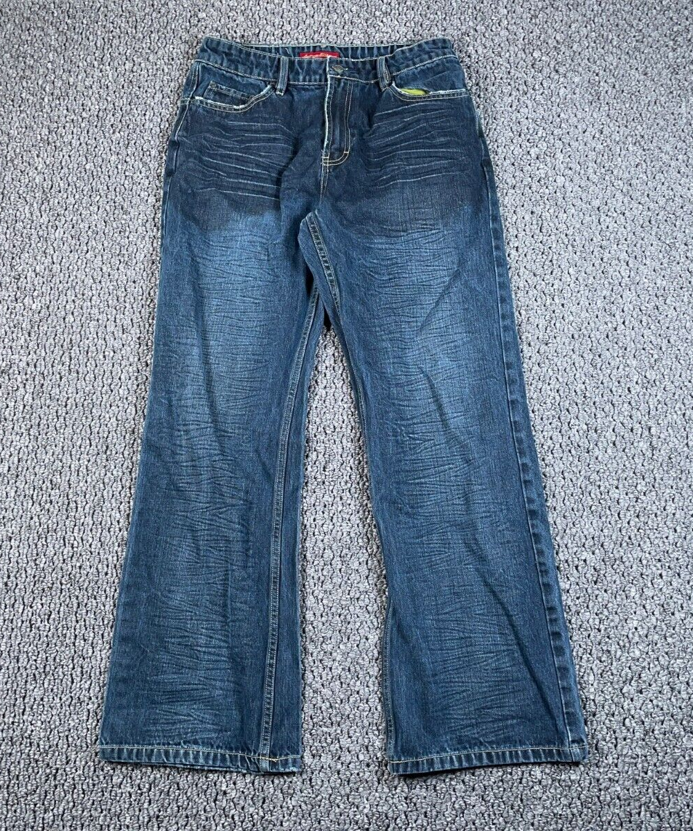 Armani Exchange Bootcut Fit Jeans Men's 32 x 30 Blue Denim