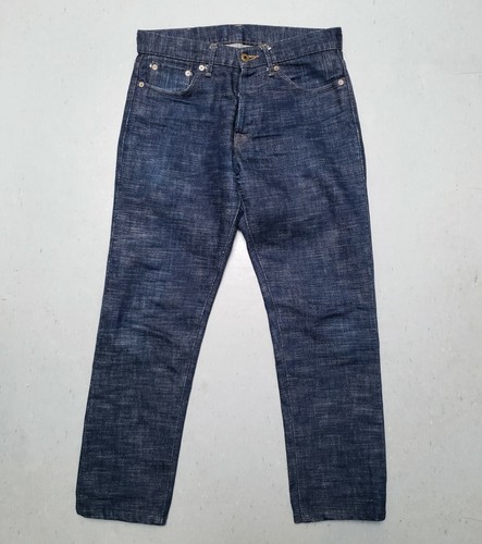 JAPAN BLUE JEANS Cotton Raw Indigo Heavy Selvedge 18 0z Japan Sz 29 LTD ED
