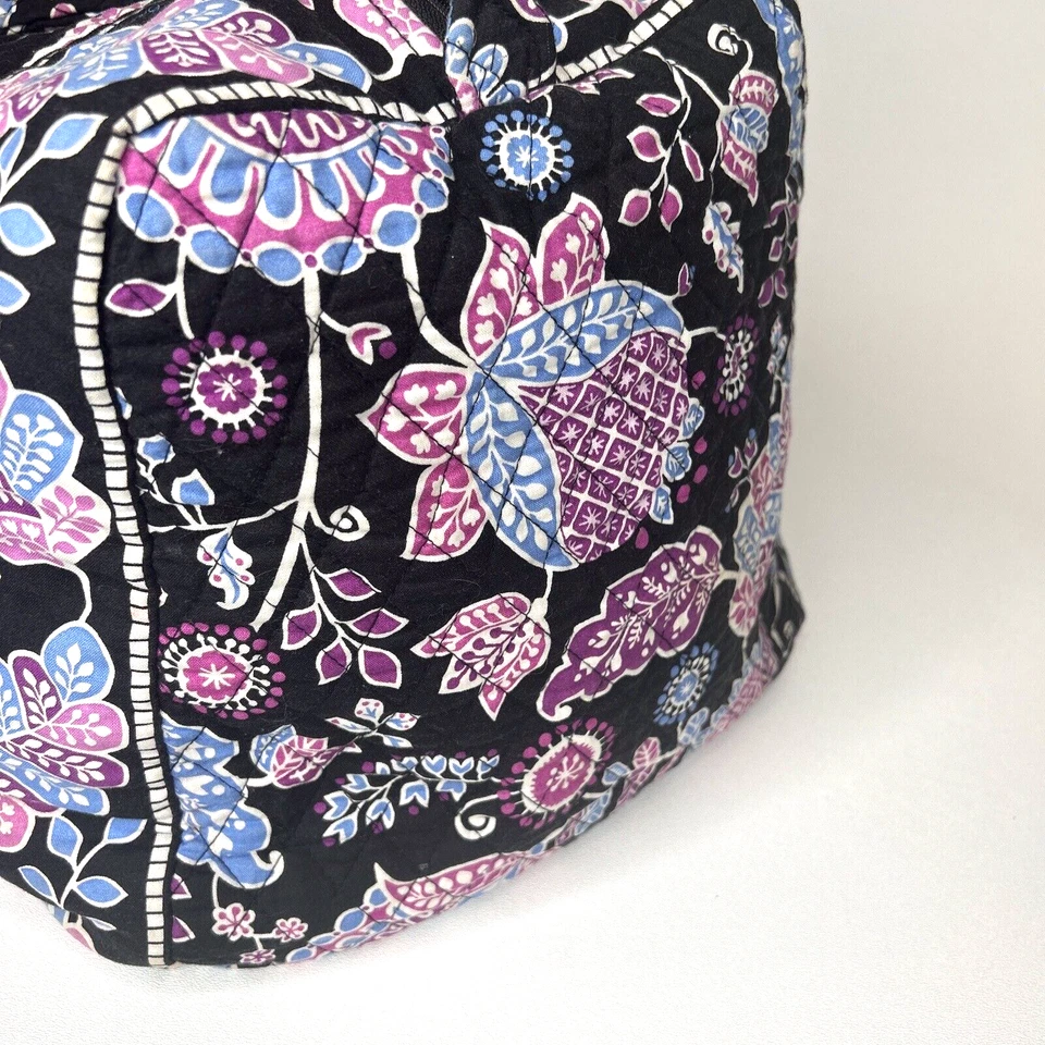 : Bolso de Mano Cottage Core VERA BRADLEY xLg BOLSO DE LONA VIAJERO Alpine Floral Lona Foto 3 de 4