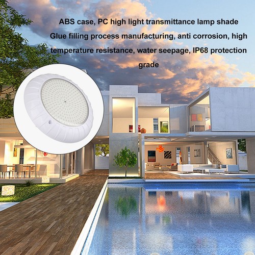 LED Underwater Swimming Pool Light Wall Mounted RGB Color Changing Waterproof HG - Picture 7 of 24