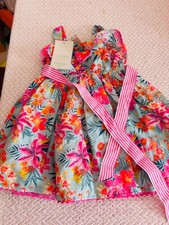 Baby dress , Monsoon 18-24 months colour Aqua machine washable