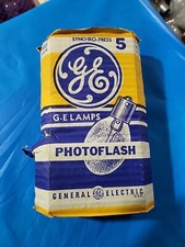 Box Of 6 Ge Synchro-press 5 Flash Bulbs