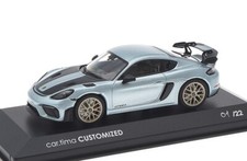1:43 MINICHAMPS 2022 PORSCHE 718 Cayman GT4 RS Azzuro Thetys Neodyme car.tima