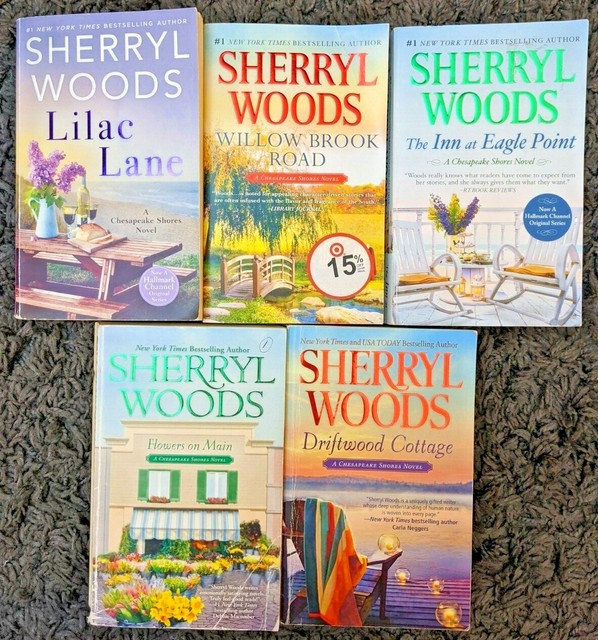 SHERRYL WOODS 100 CHESAPEAKE SHORES TITLES 5 BOOK LOT OF