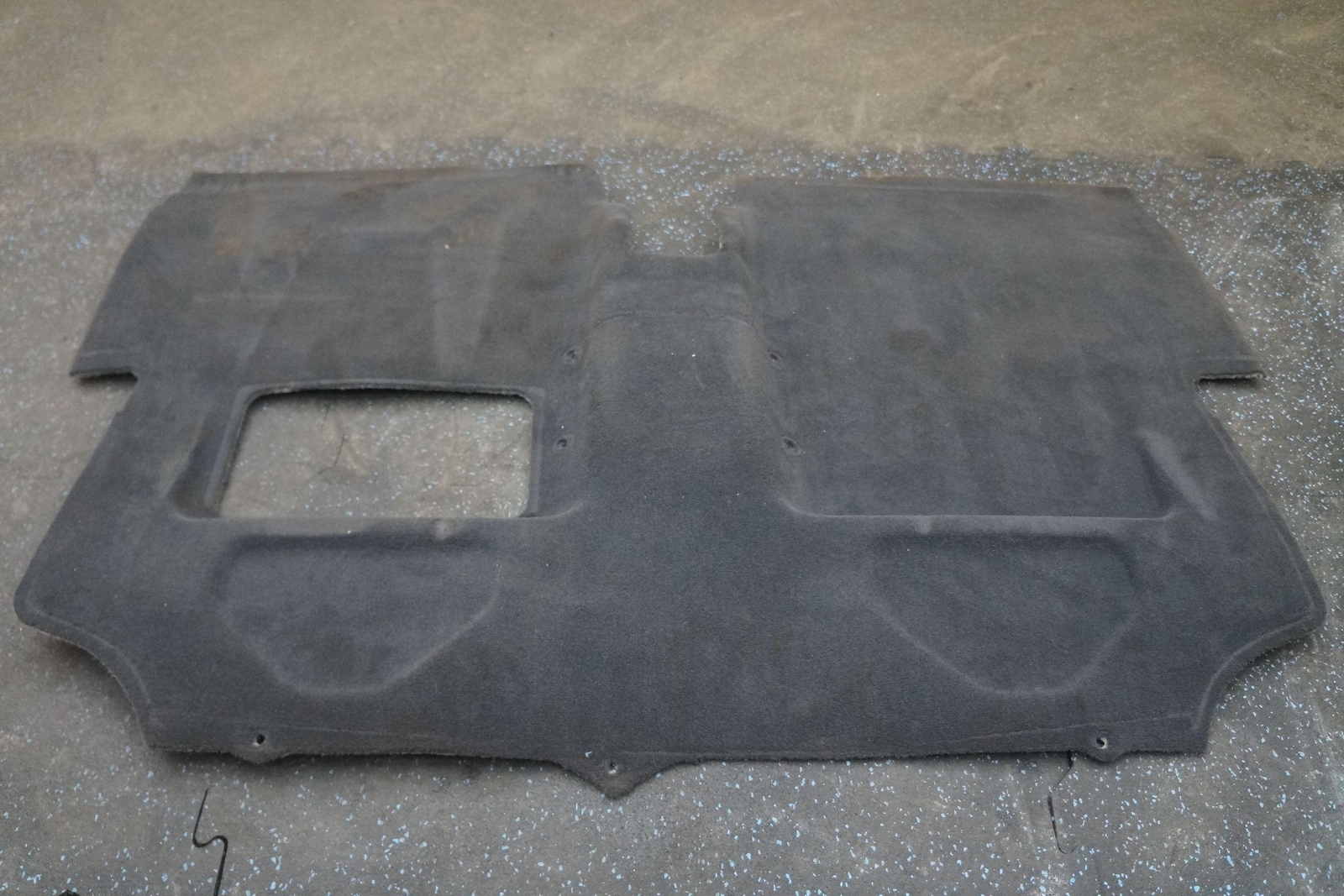 Rear Bulkhead Fuel Tank Carpet Rug Trim Black 11N2891SP OEM McLaren MP4-12C 650S