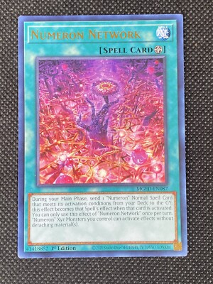 YuGiOh! - Numeron Network MGED-EN087 Gold Rare 1st Edition Near