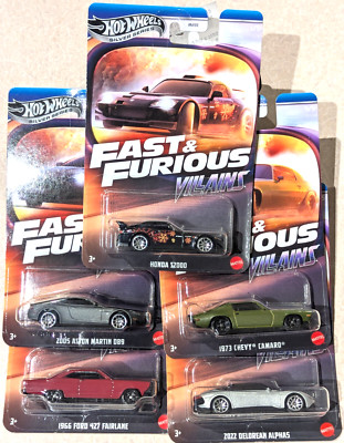 Hot Wheels Fast & Furious Villains Complete Set of 5 | eBay