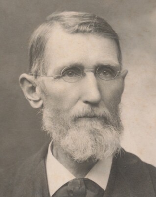 PORTRAIT OF OLDER MAN W/ EARLY EYEGLASSES - CANTON, OH
