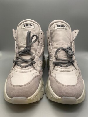 Bronx Tayke Over Gr:40 Suede Nappa Light Grey 47309 CA Sneaker Schuhe Plateau