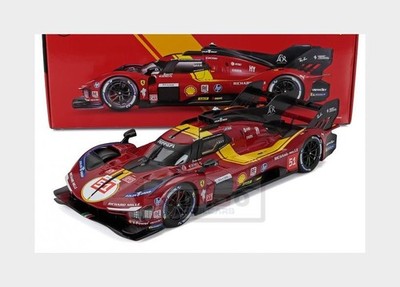 1:18 BURAGO Ferrari 499P #51 Le Mans 2025 Pier Guidi Calado Giovinazzi BU16307 M