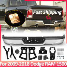 For 2009 2010 2011-2018 Dodge Ram 1500 Chrome Rear Step Bumper Wdual Exhaust