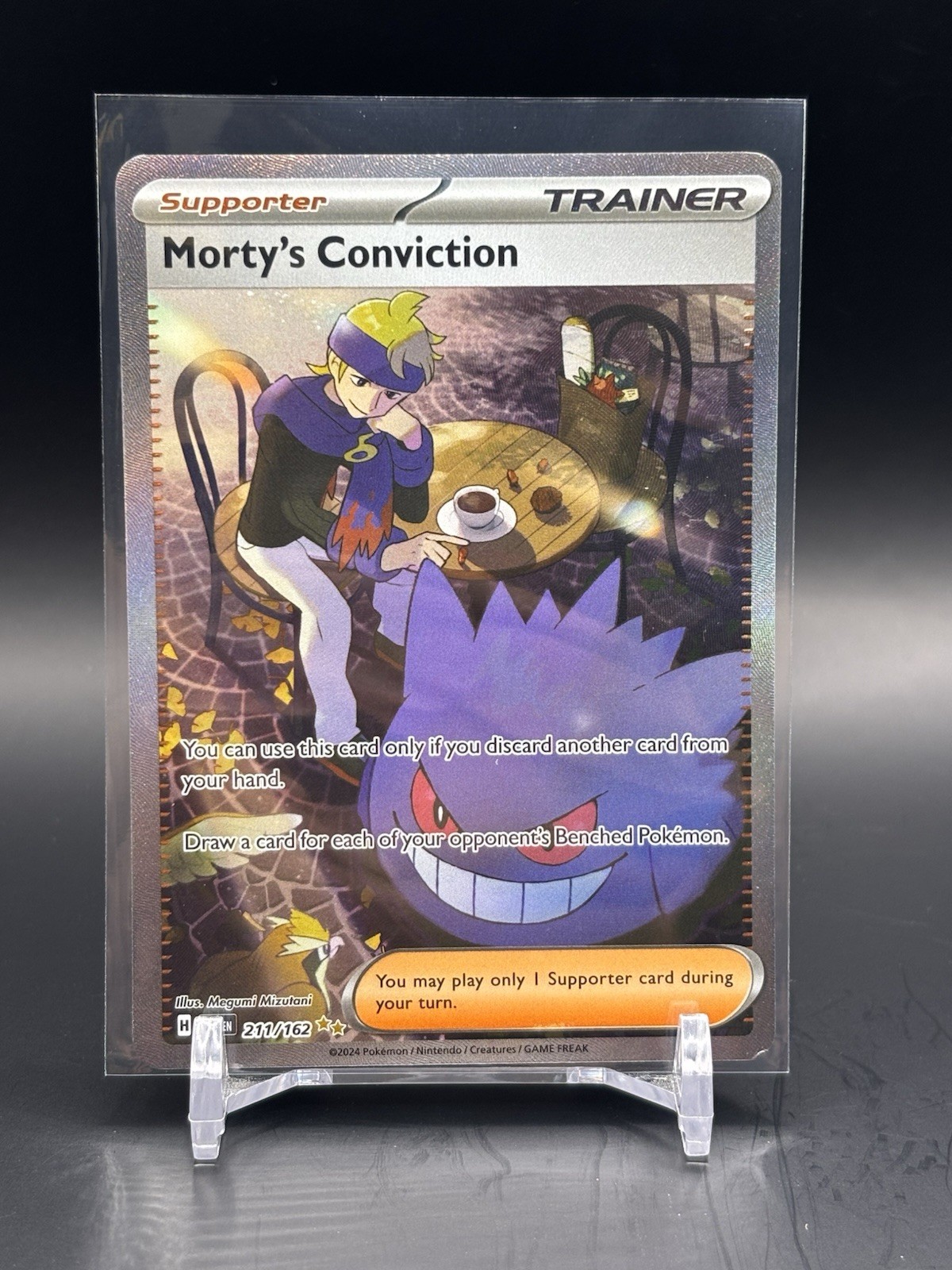 2024 Pokemon Temporal Forces Morty's Conviction #211/162