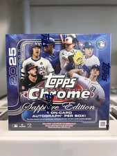 2025 Topps Chrome Baseball Sapphire Edition Hobby Box New Sealed In Hand MLB