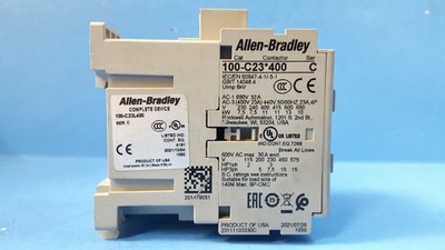 One- Contactor, ALLEN-BRADLEY, 100-C23L400, 23AMP, 4Pole Contact
