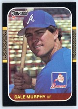 DALE MURPHY 1987 DONRUSS MLB BASEBALL #78 NRMINT+       94056