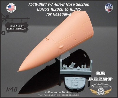 Flying Leathernecks FL48-8194 1:48 F/A-18A/B Nose BuNo 162826 bis 163175