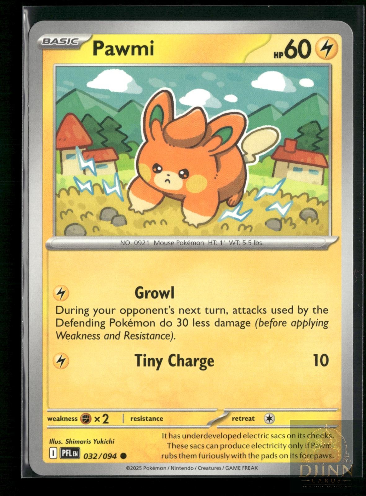 PAWMI 032/094 C POKEMON NM/M