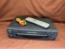 Philips Magnavox VCR Plus Player 4 Head Model VRZ242AT22 W/ Remote  AV Cables