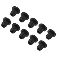 High Temp Silicone Plug t Shaped Solid Stopper Black 11.4x2x10x5mm 30Pcs
