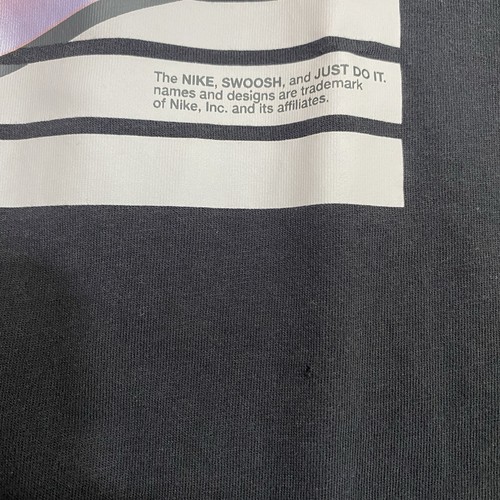 Nike Sportswear Icon Futura Swoosh Men’s 2XL Black T-Shirt Just Do It Athletic - Picture 3 of 10