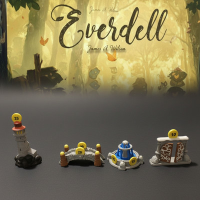 Everdell Board Game Event Tokens Expansion Pearlbrook, Base