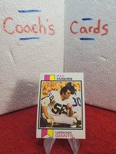 1973 Topps NFL Pat Hughes #201 New York Giants 