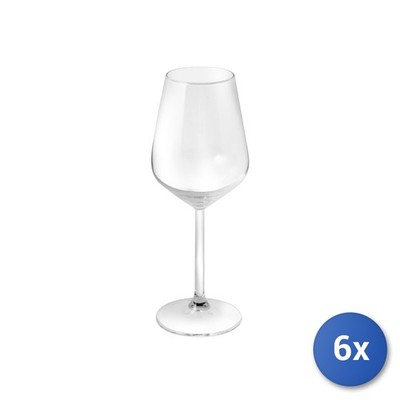 6x Glasses In Glass Model Allegra, Transparent, 34.5Cl
